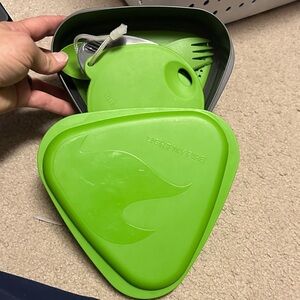 Green Camping Cook Set - Triangle Stackable Kit